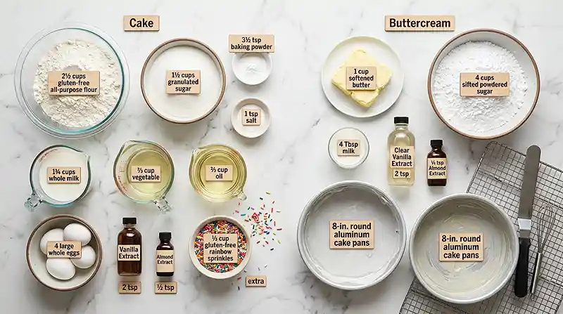 gluten-free funfetti cake