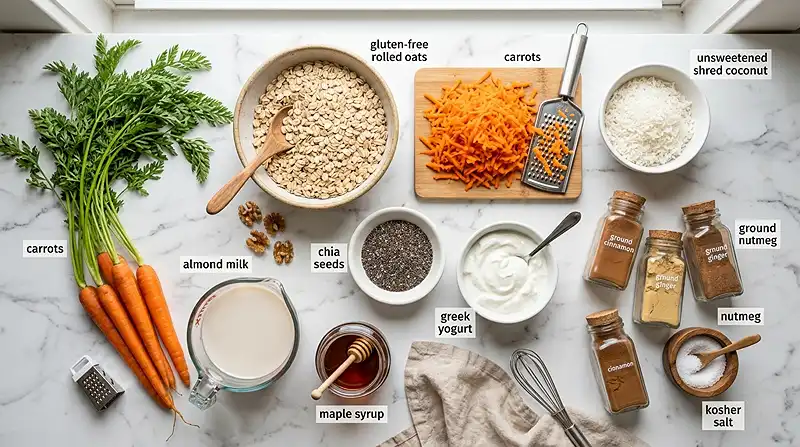 Gluten-Free Carrot Cake Overnight Oats 2 gluten-free overnight oats