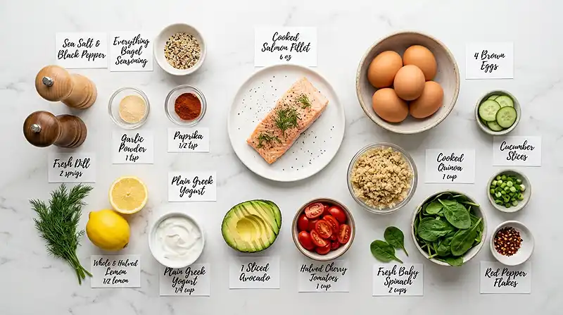 gluten-free salmon breakfast bowl