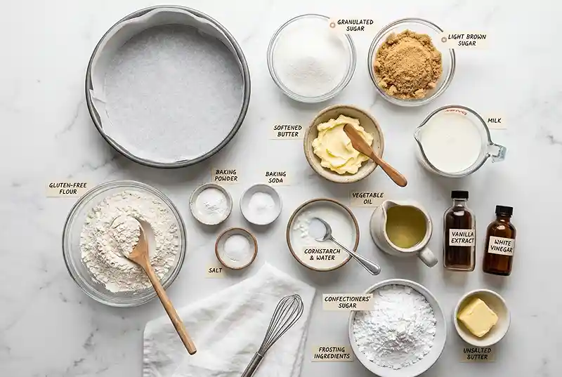 gluten-free simple eggless vanilla cake