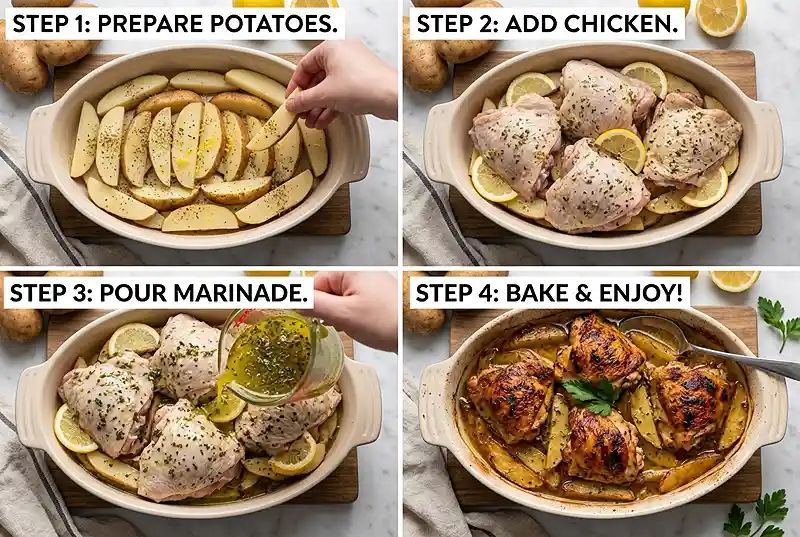 greek lemon potatoes