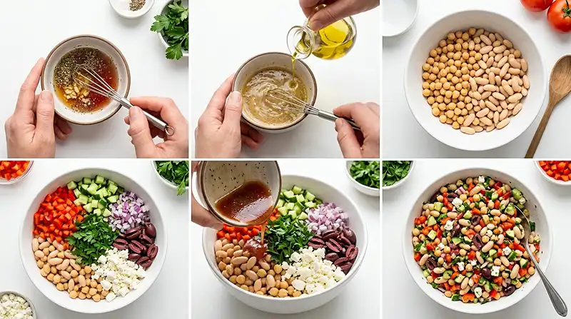 healthy dense bean salad recipe​