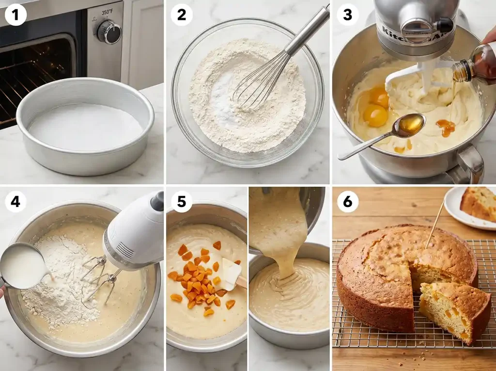 Gluten-Free Honey Vanilla Apricot Cake 3 honey vanilla dessert