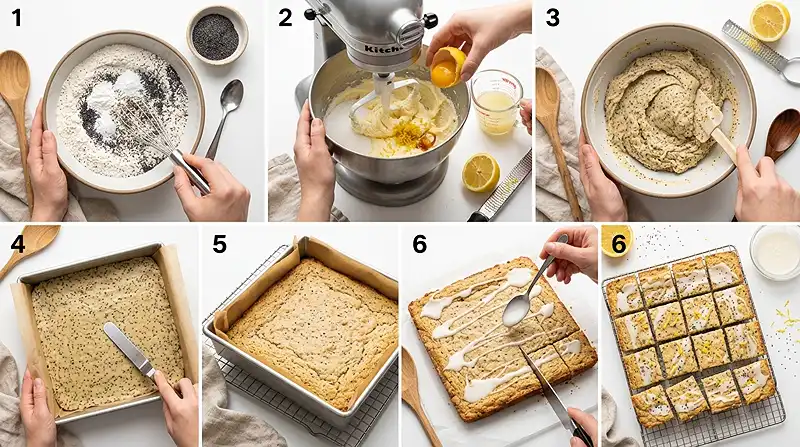 lemon poppy seed dessert