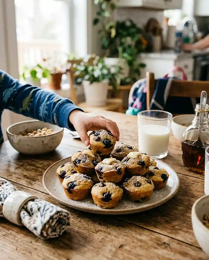 Gluten-Free Mini Pancake Muffin Bites 4 lunch box muffin bites