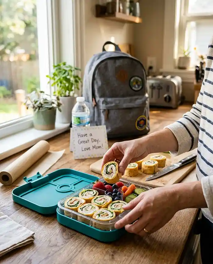 Gluten-Free Turkey Ranch Roll-Ups 4 lunchbox ideas for kids