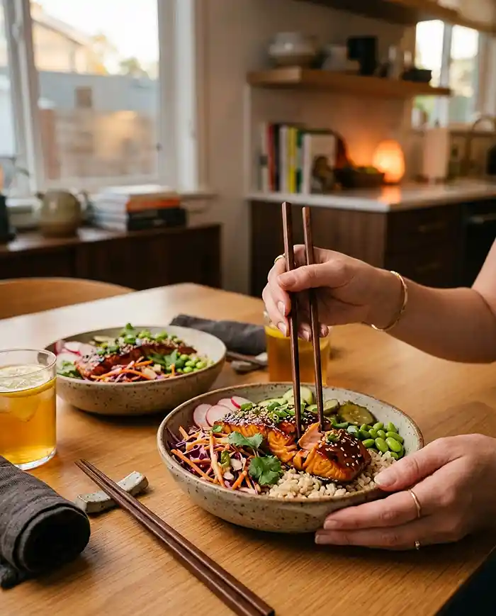 meal prep fish bowl