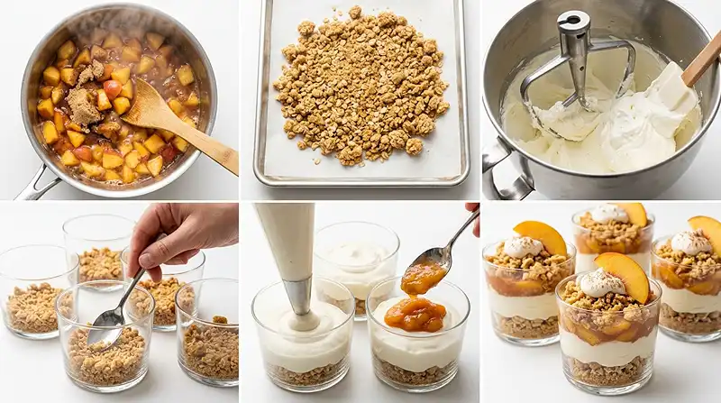 peach cobbler dessert
