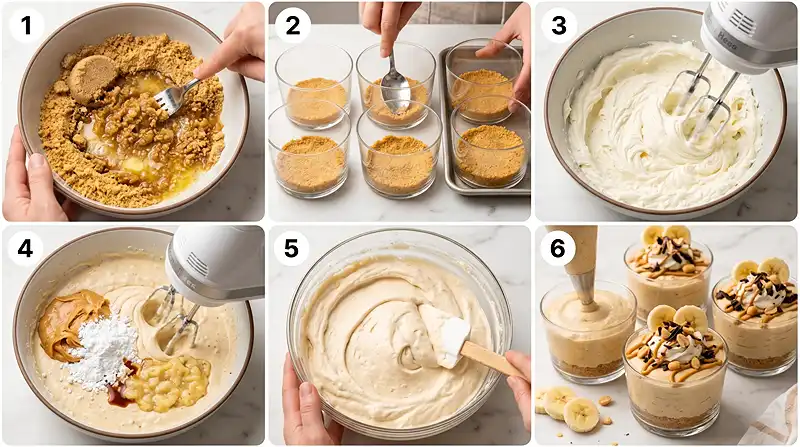 peanut butter banana dessert