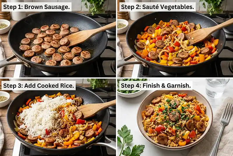 pepper sausage meal prep