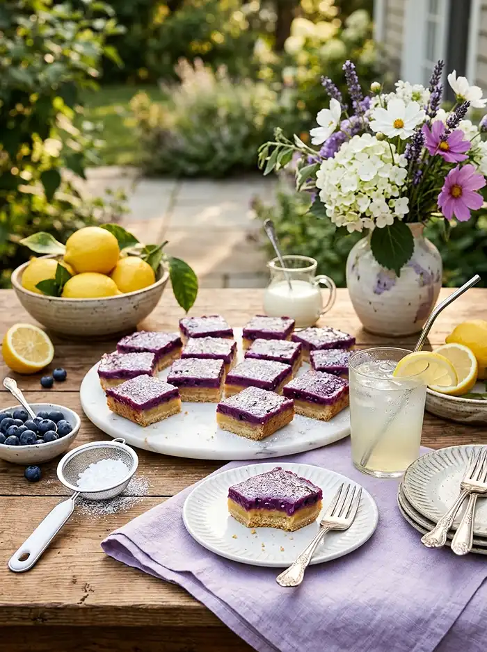 Gluten-Free Blueberry Lemon Curd Bars 4 picnic treat
