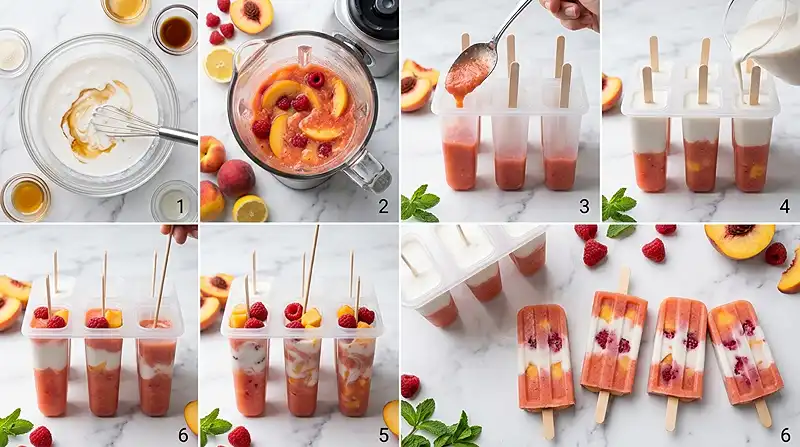 Gluten-Free Raspberry Peach Coconut Pops 3 raspberry peach coconut pops