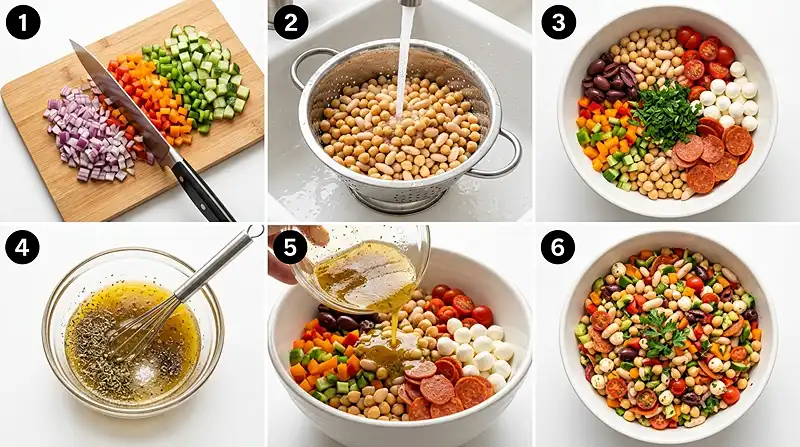 steak italian dense bean salad recipe​