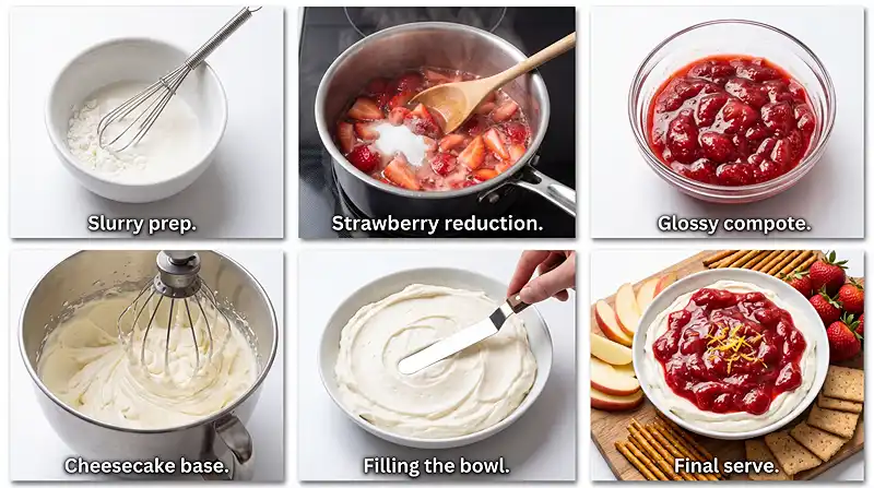 strawberry cheesecake dip