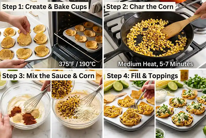 Gluten-Free Mexican Street Corn Nacho Cups 3 street corn appetizer