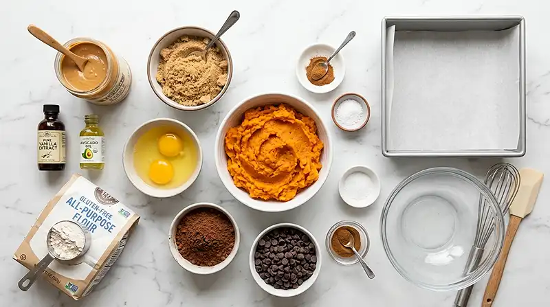 sweet potato brownie recipe with peanut butter​