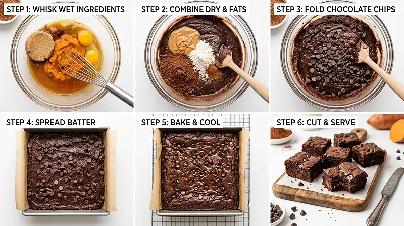 sweet potato brownie with peanut butter​