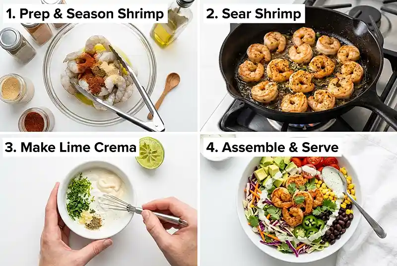 High-Protein Gluten-Free Shrimp Taco Slaw Bowls 3 taco slaw meal prep