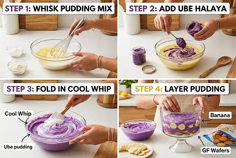 Gluten-Free Banana Pudding Ube Recipe 3 ube banana pudding