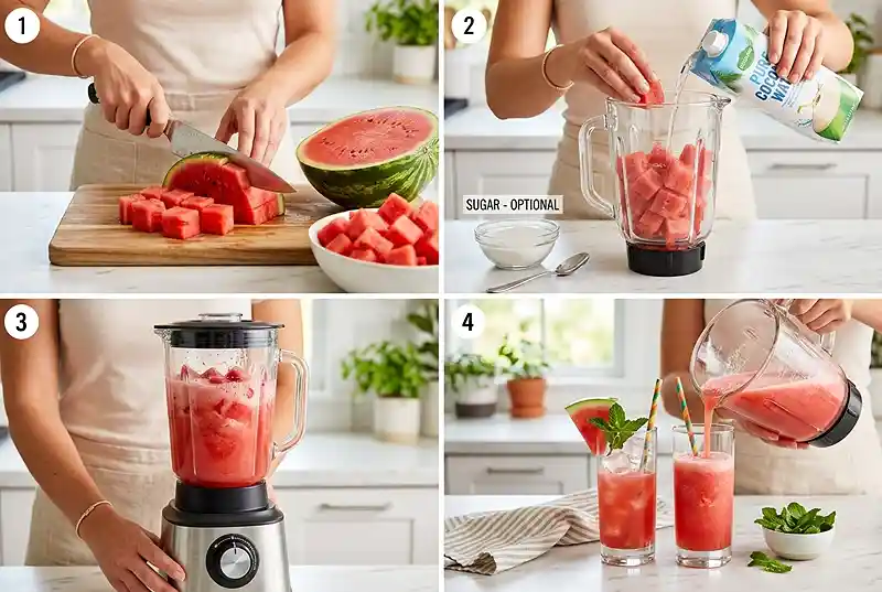 watermelon coconut cooler