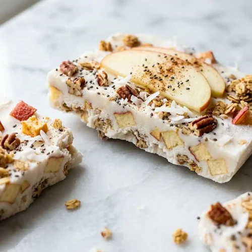 Apple Cinnamon Coconut Yogurt Bark 5 Apple Cinnamon Coconut Yogurt Bark