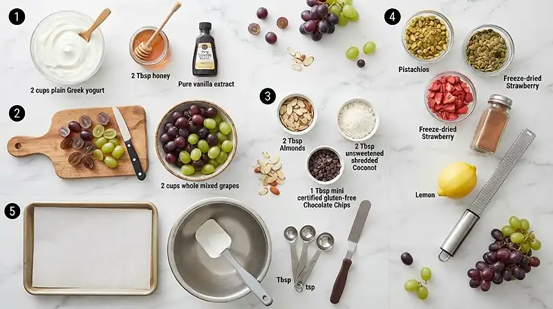 Frozen Grape Yogurt Bark 2 Best Gluten-Free Frozen Grape Yogurt Bark Recipe