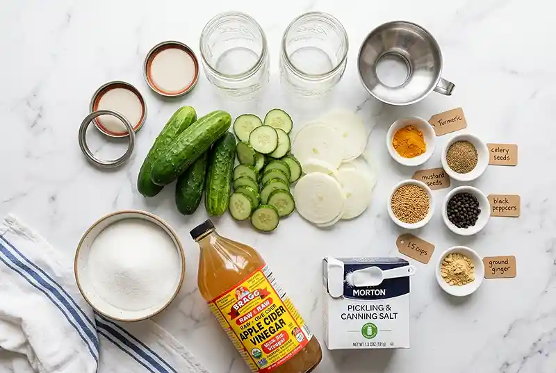 Canned Bread and Butter Pickles