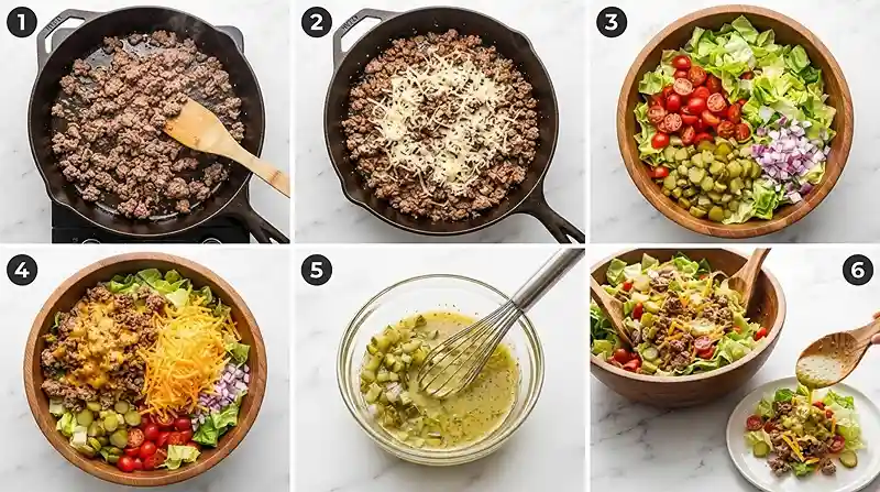 Cheeseburger Chopped Salad