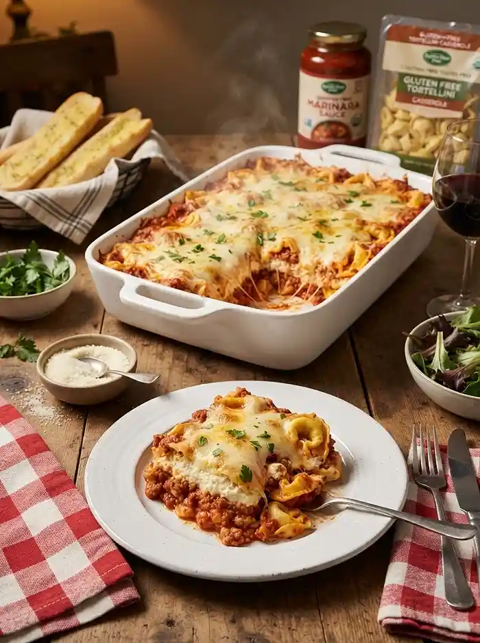 Million Dollar Baked Tortellini Casserole 4 Cheesy Gluten-Free Tortellini Casserole for Family Dinner