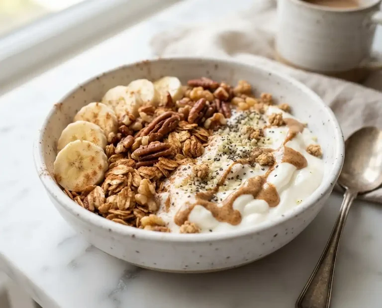 Cinnamon Roll Protein Yogurt Bowl