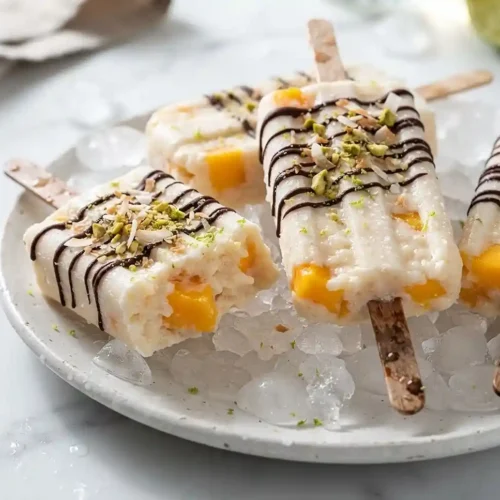 Coconut Mango Rice Pudding Pops 5 Coconut Mango Rice Pudding Pops