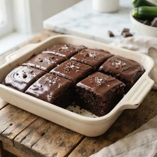 Double Chocolate Zucchini Snack Cake 5 Double Chocolate Zucchini Snack Cake