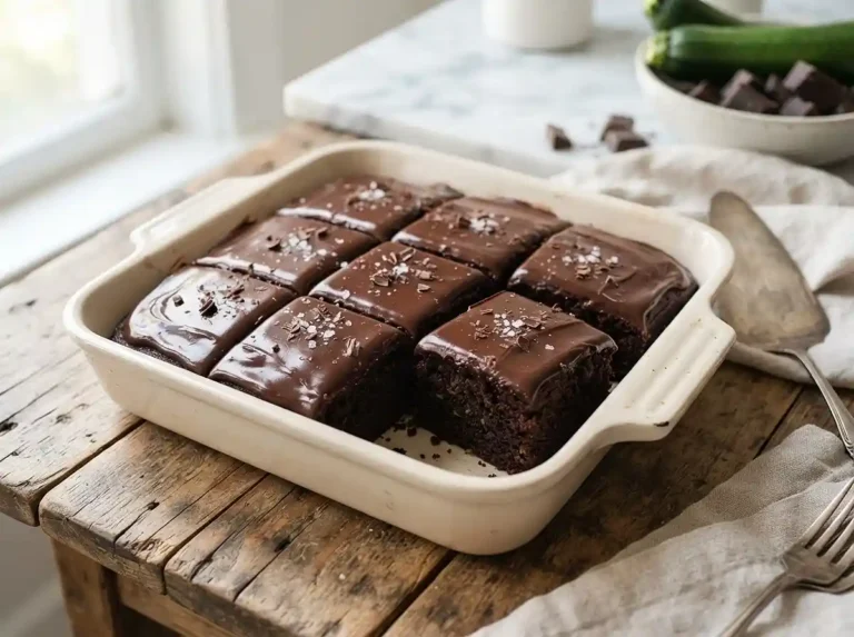 Double Chocolate Zucchini Snack Cake