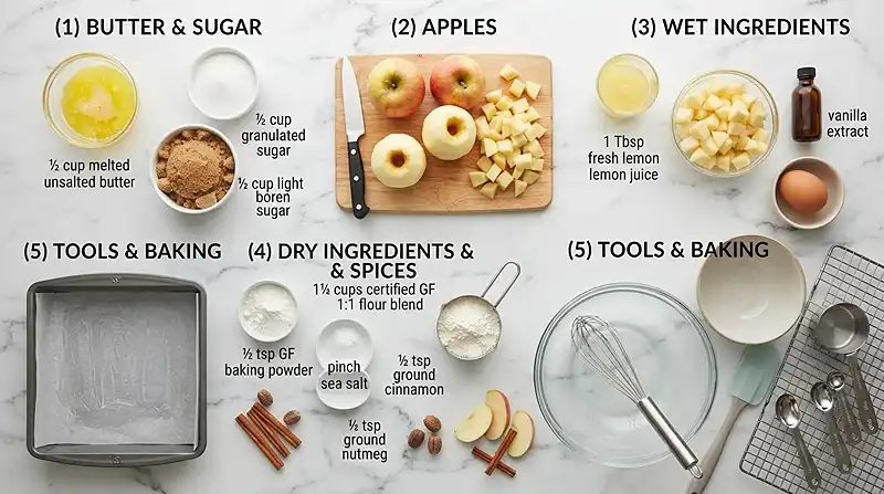 Gluten-Free Apple Butter Blondie Bars 2 Easy Gluten-Free Apple Butter Blondies