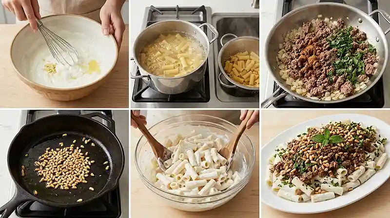 Gluten-Free Macarona Bil Laban 3 Easy Gluten-Free Macaroni with Yogurt Sauce