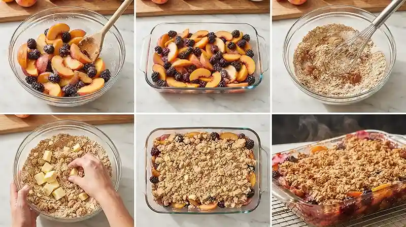 Gluten-Free Peach and Blackberry Crisp 3 Easy Gluten-Free Peach Blackberry Crisp