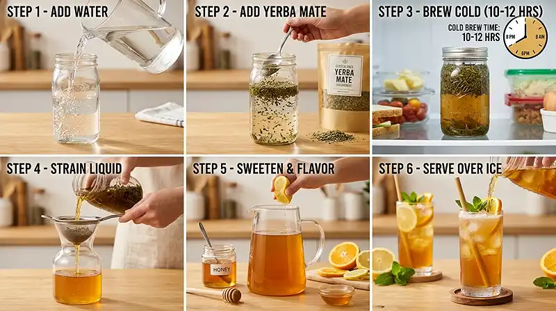 Easy Homemade Cold Brew Yerba Mate