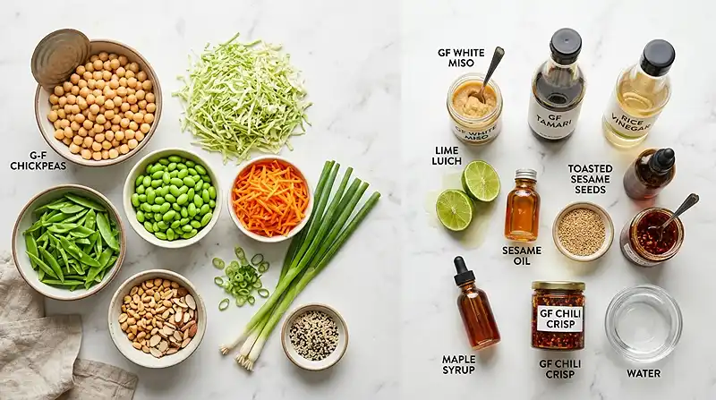 Easy Miso Sesame Dense Bean Salad