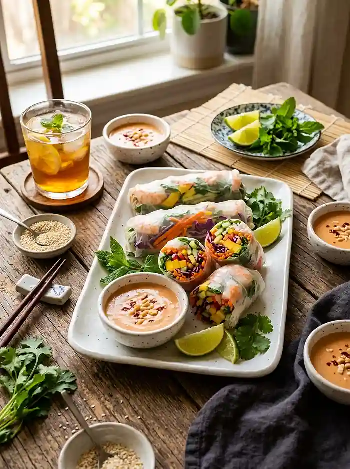 Giant Bang Bang Summer Rolls Recipe