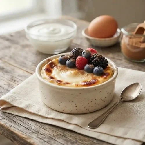 Gluten-Free 2 Ingredient Protein Cheesecake