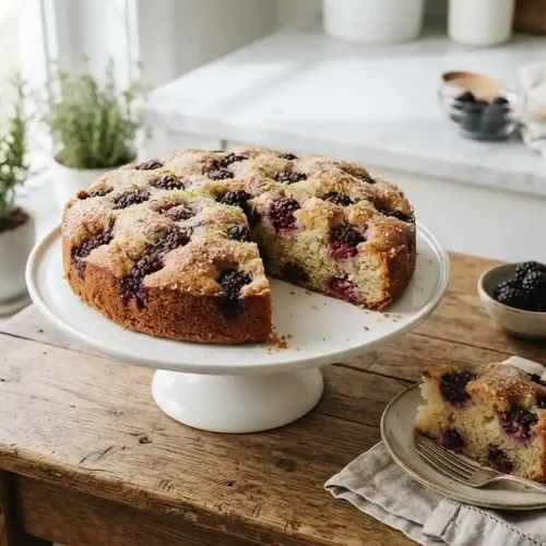 Gluten-Free Blackberry Lime Breakfast Cake 5 Gluten-Free Blackberry Lime Breakfast Cake