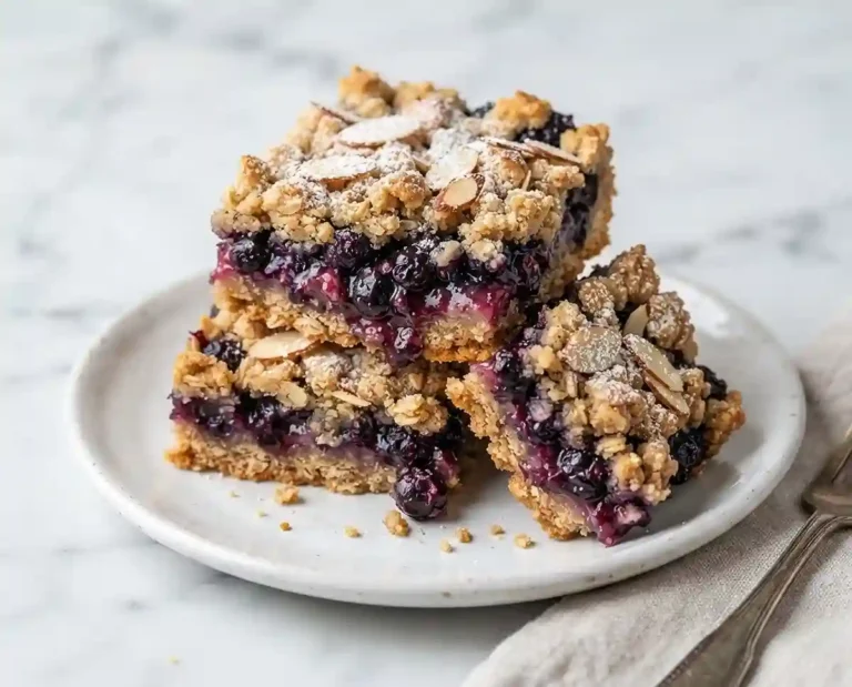 Gluten-Free Blueberry Almond Crumb Squares