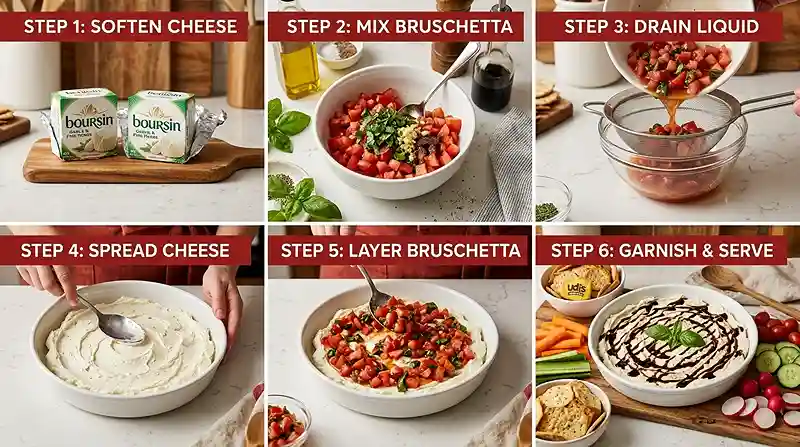 Gluten-Free Boursin Bruschetta Dip 3 Gluten-Free Bruschetta Dip