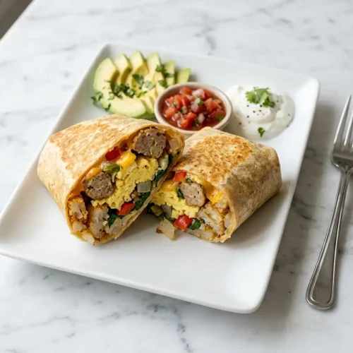 Gluten-Free Chicken Apple Sausage Burrito
