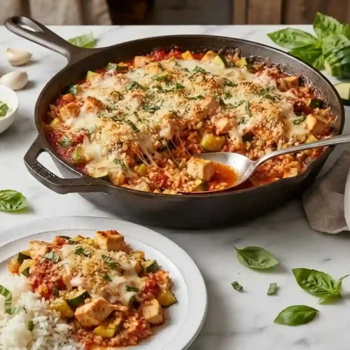 Gluten-Free Chicken Parmesan Skillet