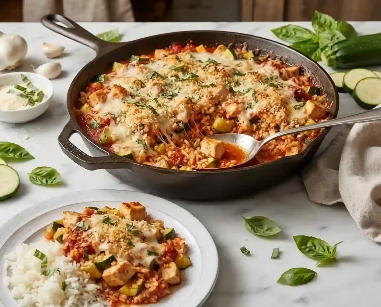 Gluten-Free Chicken Parmesan Skillet