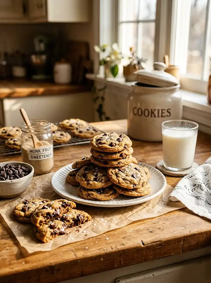 Monk Fruit Chocolate Chip Cookies 4 Gluten-Free Cookie Recipe