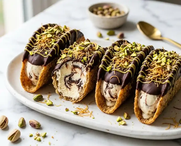 Gluten-Free Dubai Chocolate Tacos