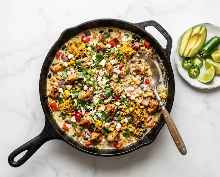 Gluten-Free Elote Chicken Skillet