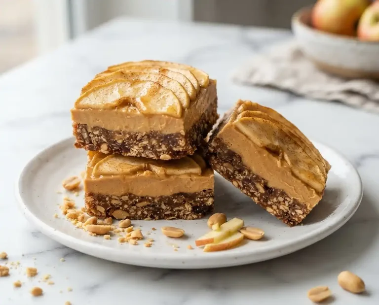 Gluten-Free No-Bake Peanut Butter Apple Bars